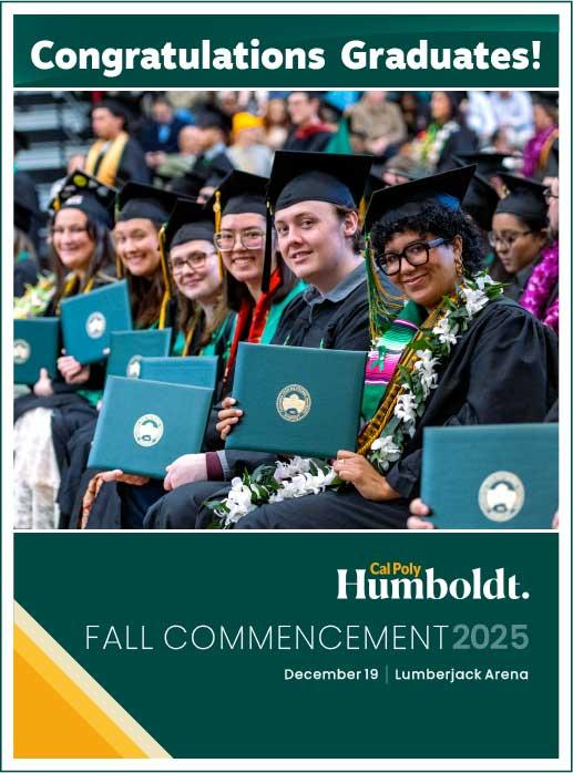 Fall Commencement 2025 Program cover